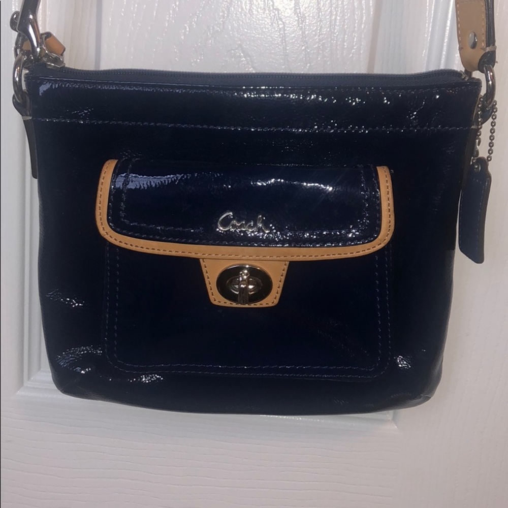 Coach leather crossbody bag!
